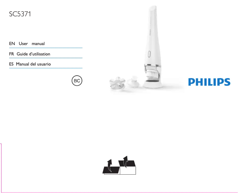 Image de la première page du manuel de l'appareil VisaPure Advanced SC5371