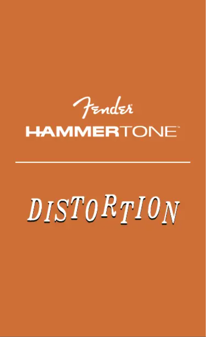Page 1 de la notice Manuel utilisateur Fender Hammertone Distortion