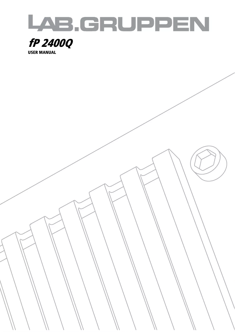 Image de la première page du manuel de l'appareil fP 2200