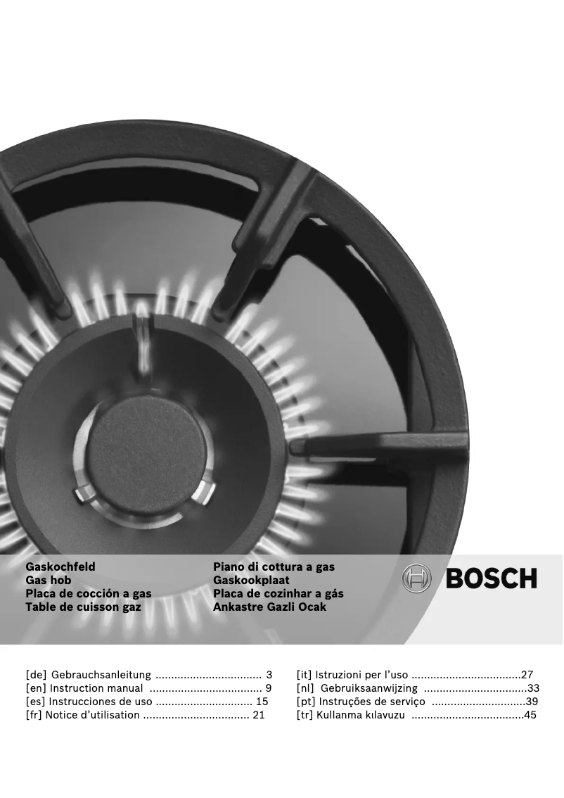 Page n°1 - Manuel utilisateur Bosch PCQ875B21E