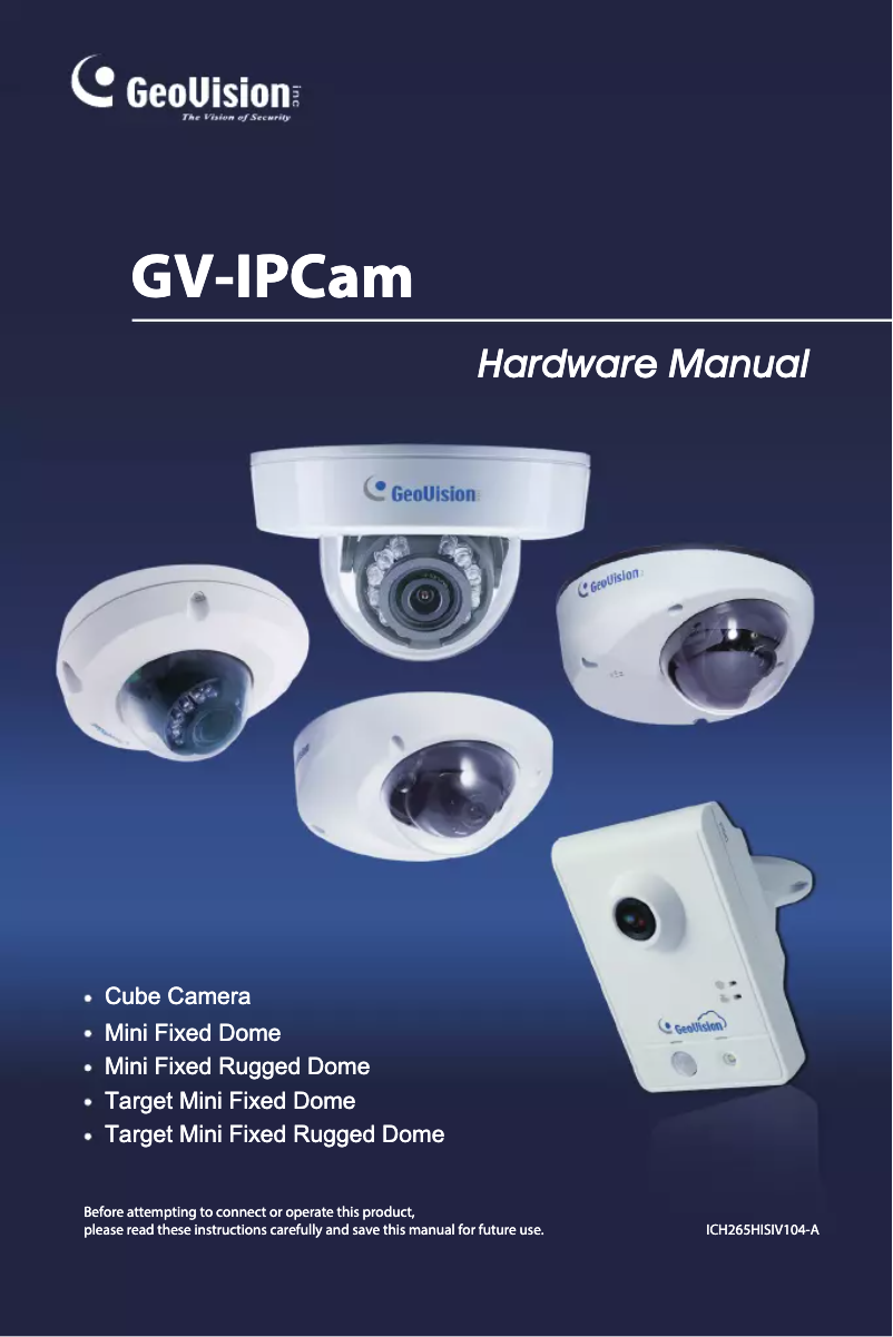 Image de la première page du manuel de l'appareil GV-MFD1501-1F