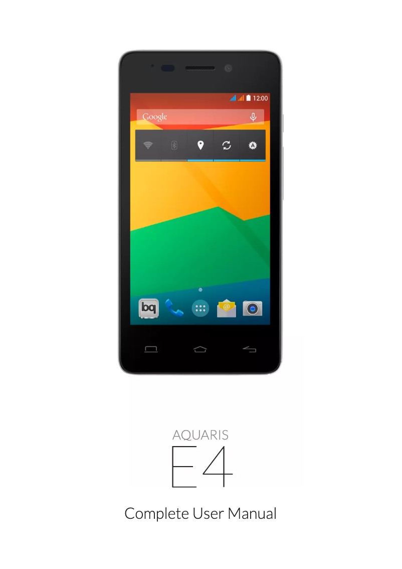 Página 1 del manual Manual de usuario bq e4