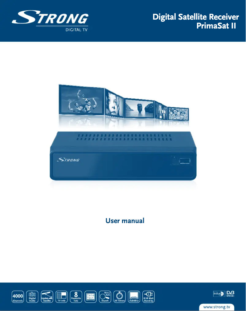 Page 1 de la notice Manuel utilisateur Strong PrimaSat II