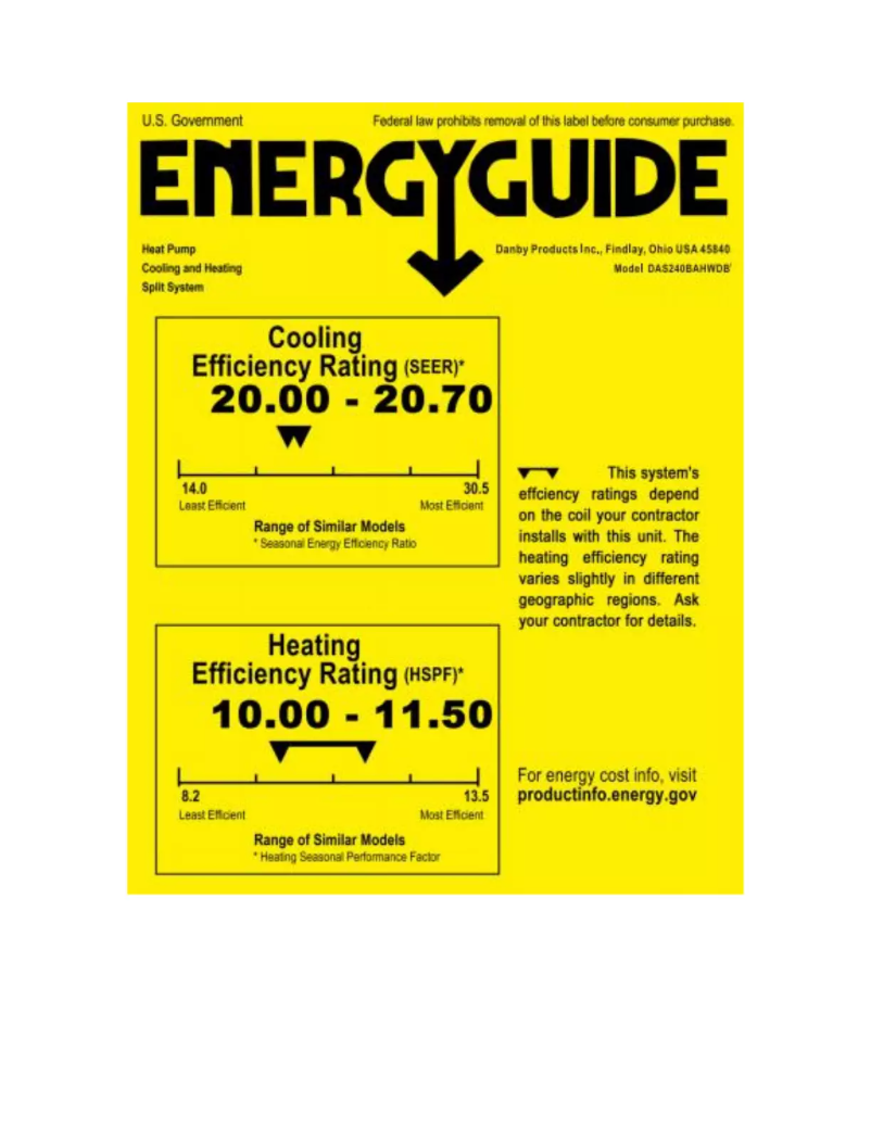 Imagen de la primera página del manual del dispositivo DAS240BAHWDB