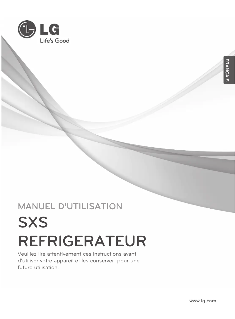 Page 1 de la notice Manuel utilisateur LG GC-J237AGXN