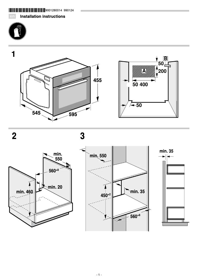 Page n°1 - Guide d'installation Neff C1APG64N0B
