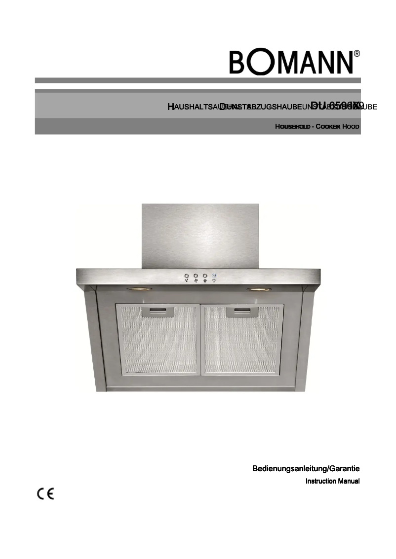 Image de la première page du manuel de l'appareil DU 659 IX