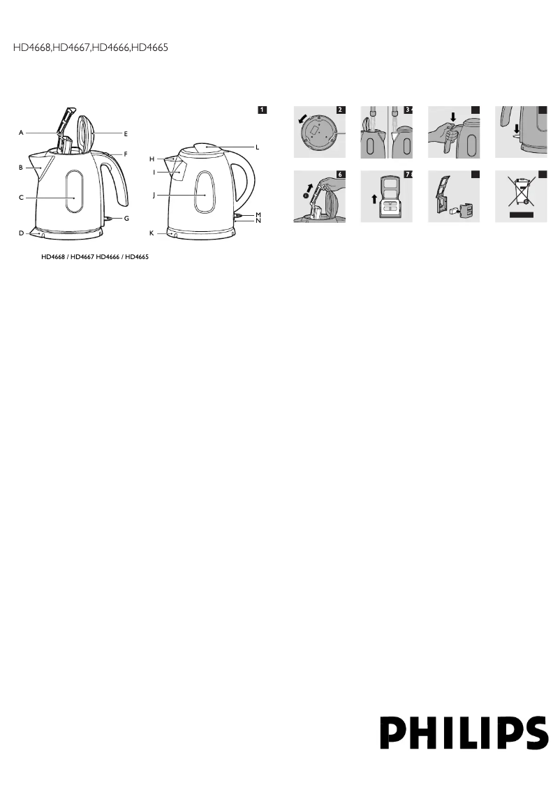 Image de la première page du manuel de l'appareil HD4667