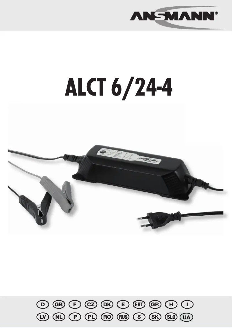 Image de la première page du manuel de l'appareil ALCT 6-24/4
