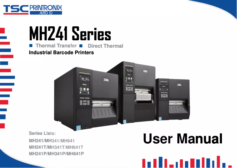 Page 1 de la notice Manuel utilisateur TSC MH241T