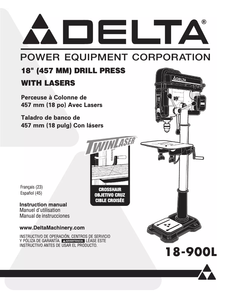 Image de la première page du manuel de l'appareil 18-900L