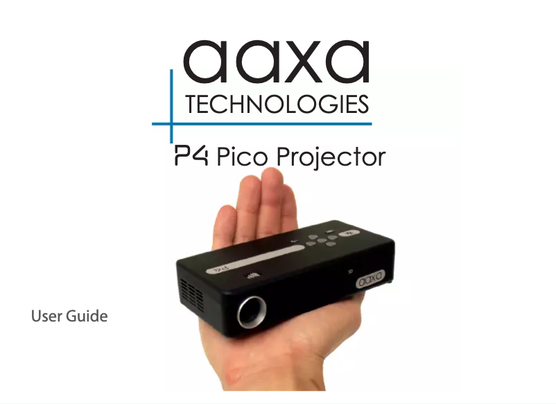 Page 1 de la notice Manuel utilisateur AAXA Technologies P4