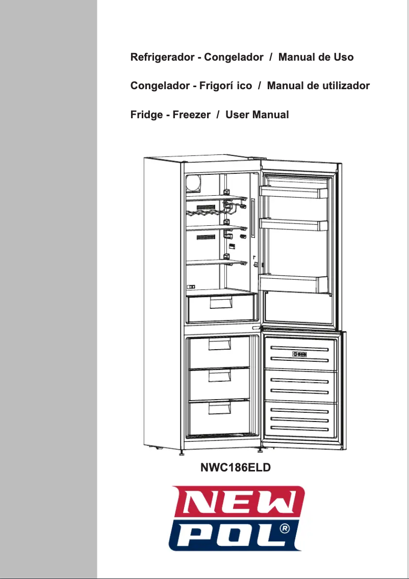 Page n°1 - Manuel utilisateur New Pol NWC186ELD