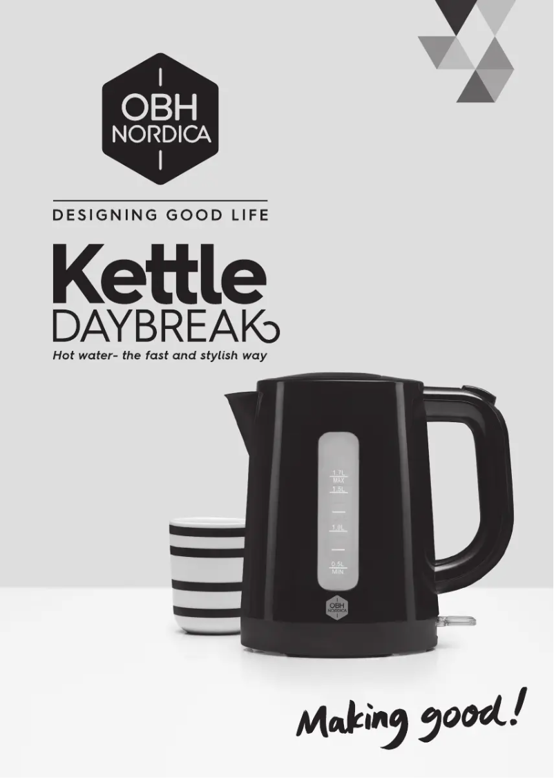 Page 1 de la notice Manuel utilisateur OBH Nordica Daybreak 6413