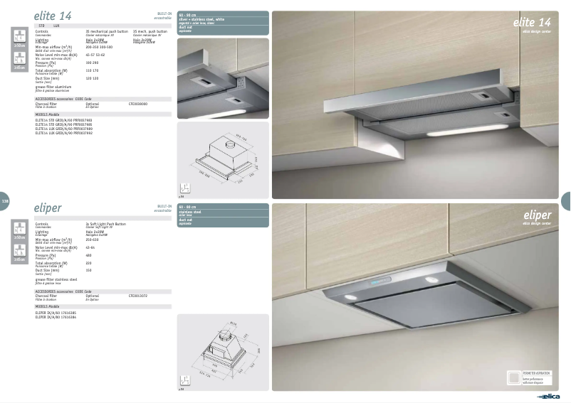 Image de la première page du manuel de l'appareil ELITE14 LUX GRIX/A/60