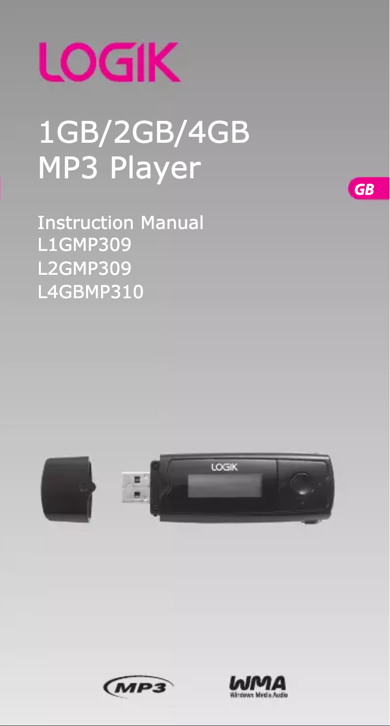 Página 1 del manual Manual de usuario Logik L1GMP309