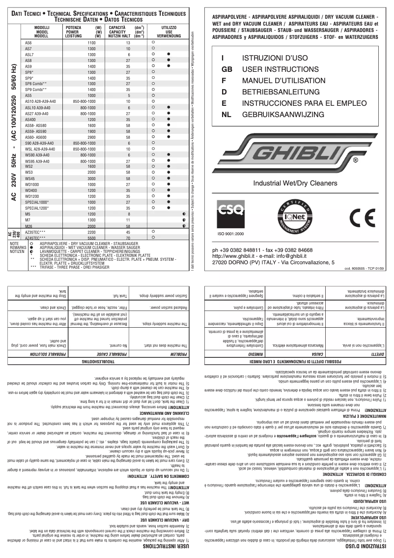 Image de la première page du manuel de l'appareil AS59