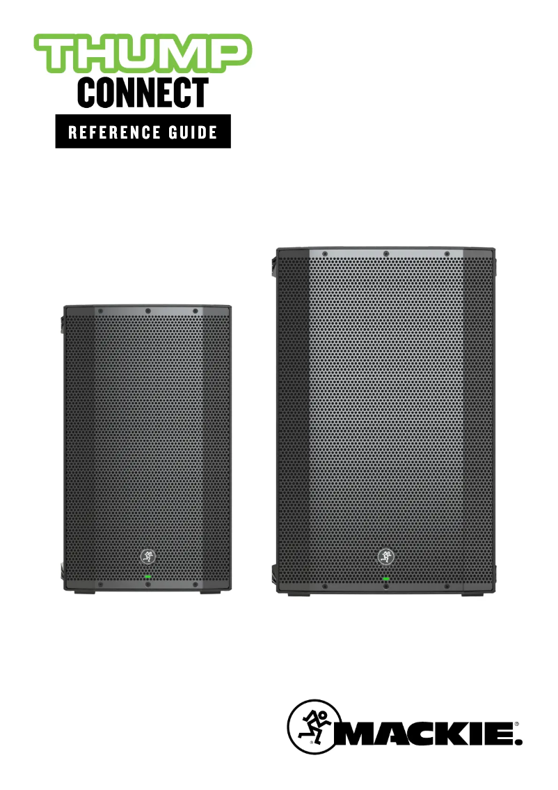 Page n°1 - Manuel utilisateur Mackie Thump15A