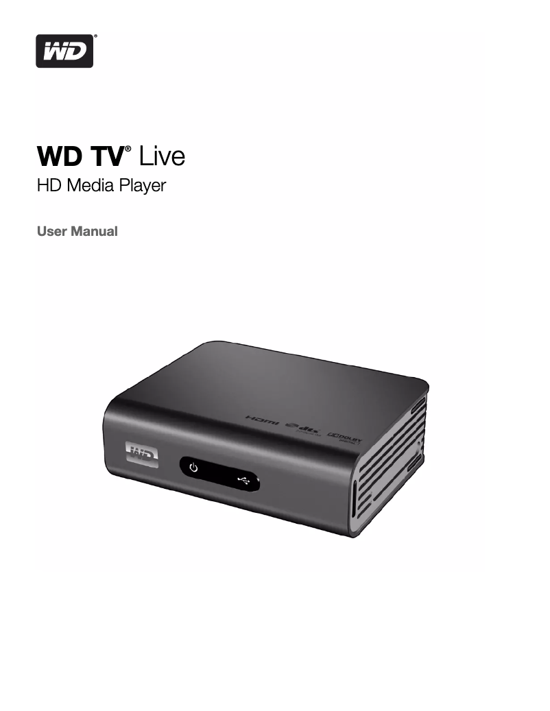 Image de la première page du manuel de l'appareil TV Live WDBAAP0000NBK