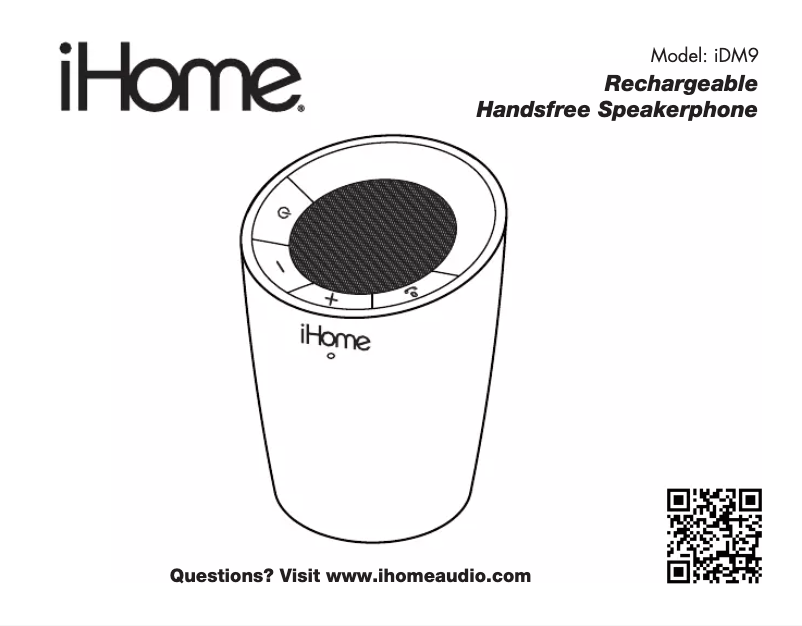 Página 1 del manual Manual de usuario iHome iDM9