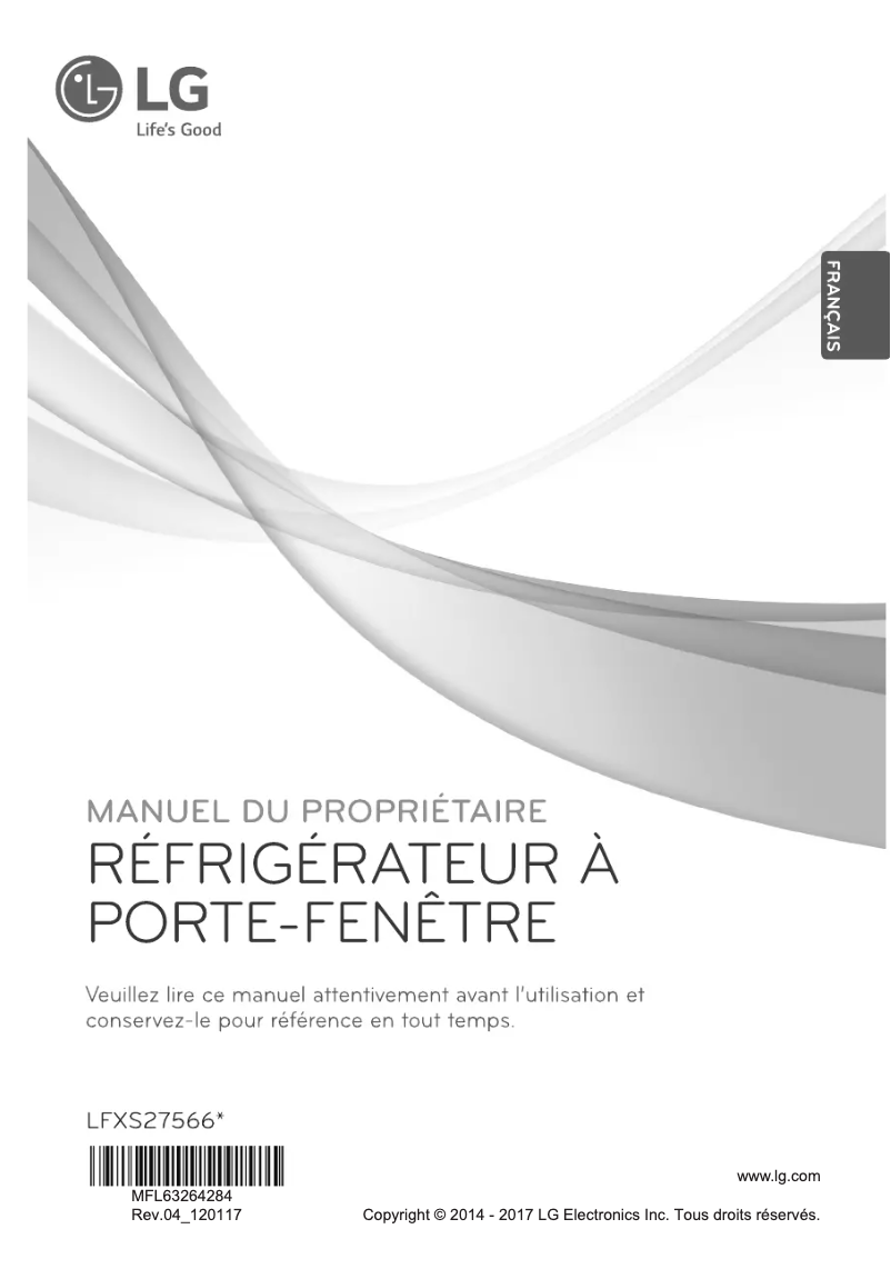 Imagen de la primera página del manual del dispositivo LFXS27566S