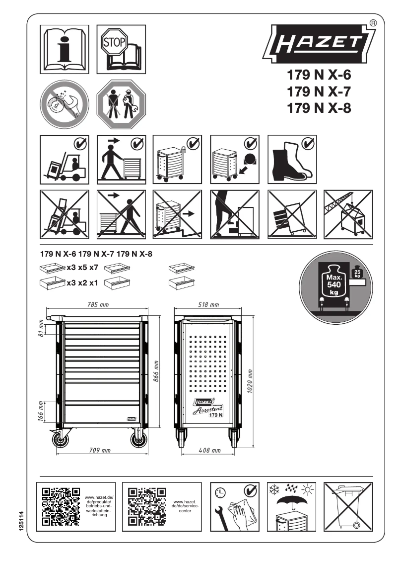 Page n°1 - Manuel utilisateur Hazet 179NX-7