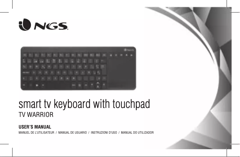 Imagen de la primera página del manual del dispositivo TV Warrior