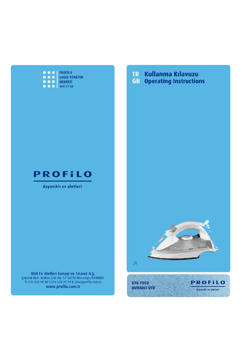 Page 1 de la notice Manuel utilisateur Profilo UTU7050