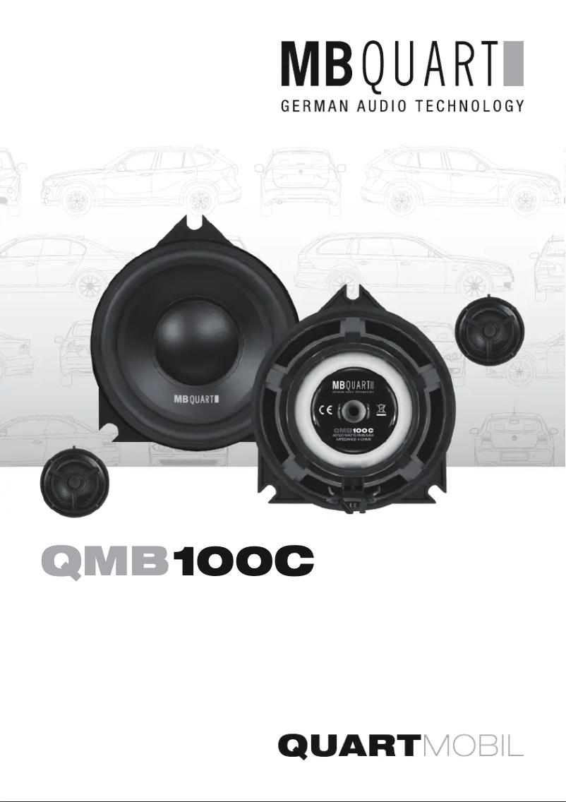 Page n°1 - Manuel utilisateur MB Quart QMB100C