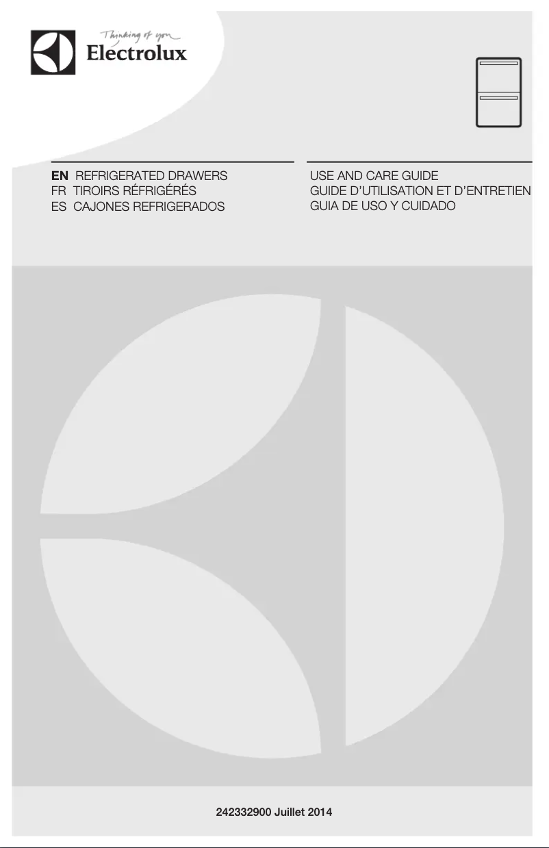 Page 1 de la notice Manuel utilisateur Electrolux EI24RD10QS