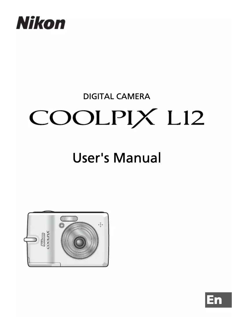 Page 1 de la notice Manuel utilisateur Nikon Coolpix L12