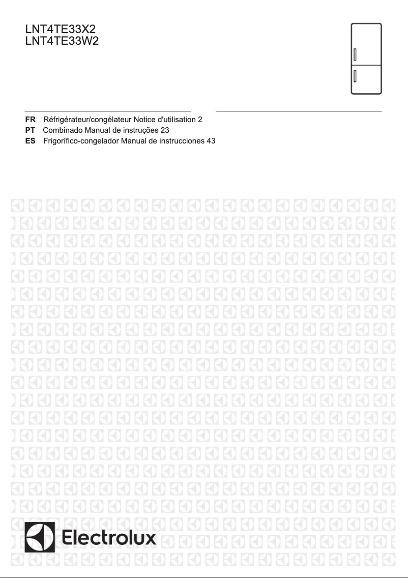 Page 1 de la notice Manuel utilisateur Electrolux LNT4TE33X2