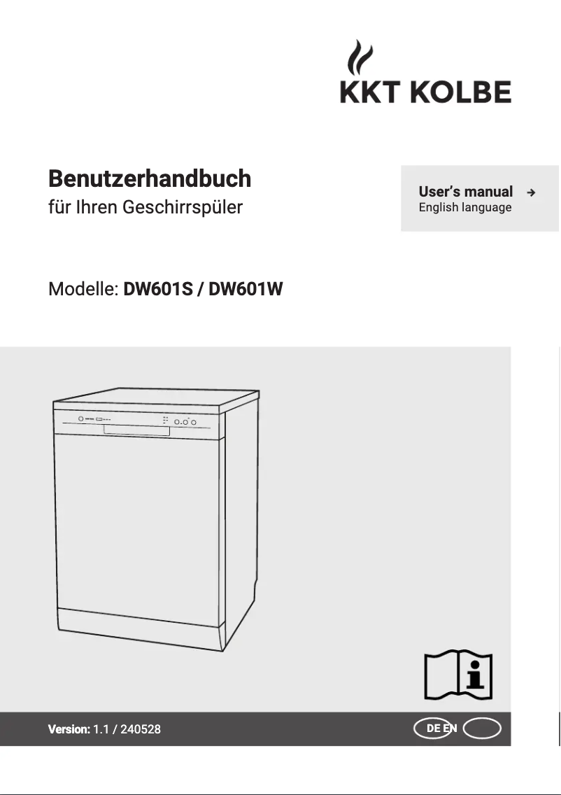 Page 1 de la notice Manuel utilisateur KKT Kolbe DW601S