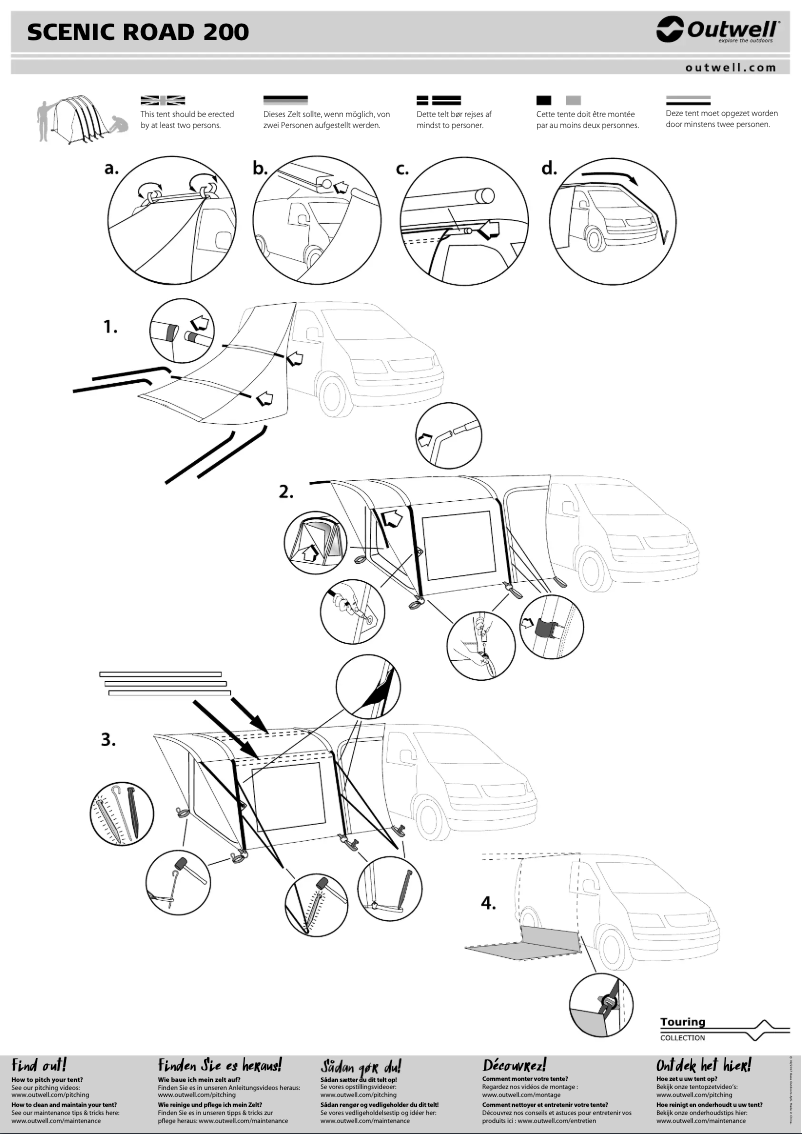 Image de la première page du manuel de l'appareil Scenic Road 200