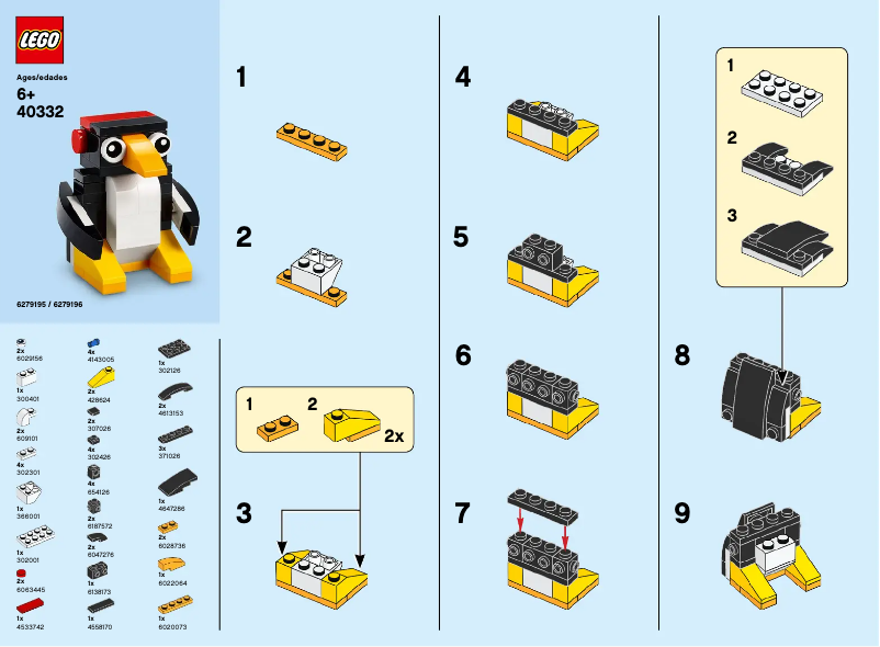 Page n°1 - Manuel utilisateur Lego MMB Penguin 40332