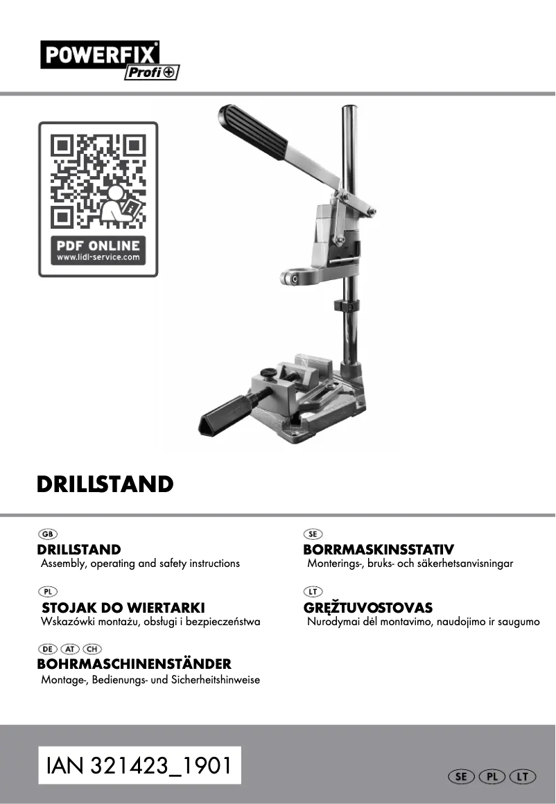 Página 1 del manual Manual de usuario Powerfix IAN 321423