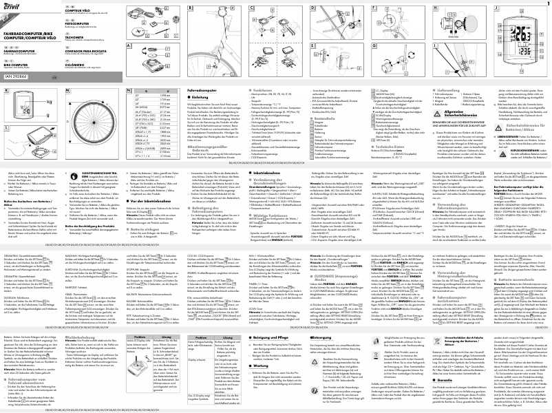 Image de la première page du manuel de l'appareil HG01734A
