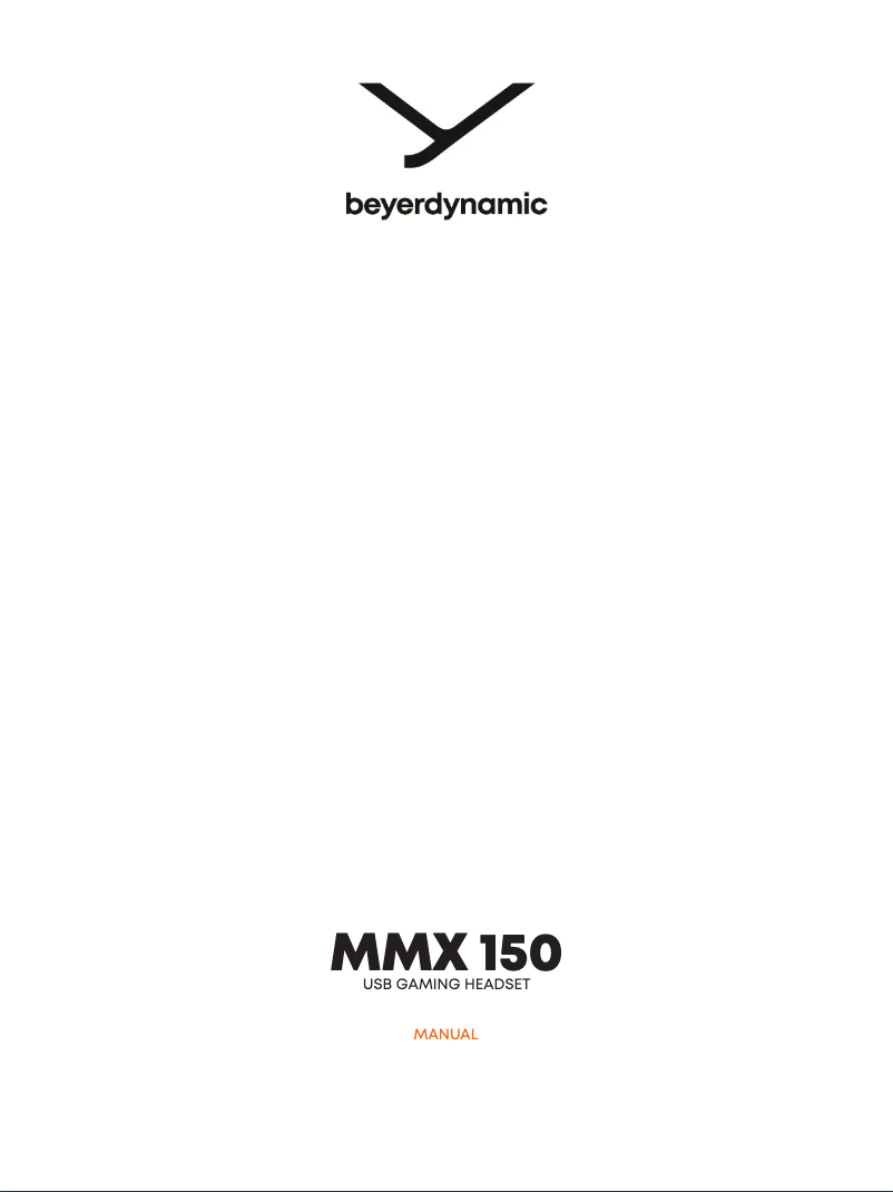 Image de la première page du manuel de l'appareil MMX 150