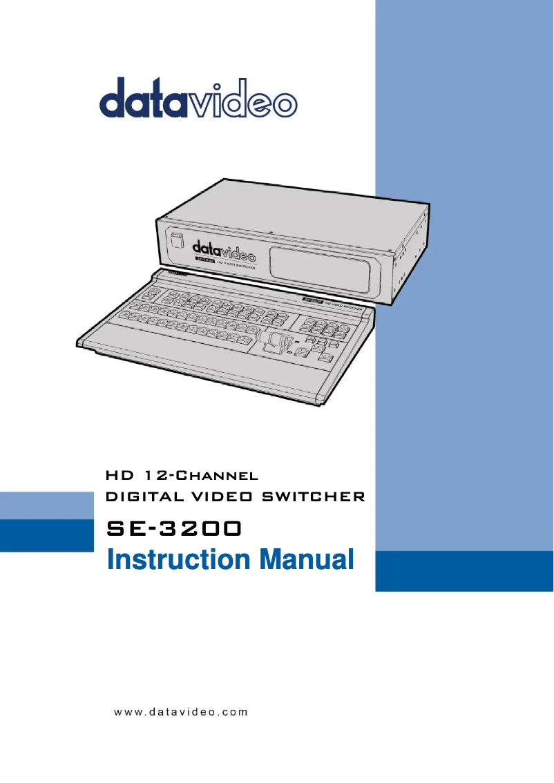 Imagen de la primera página del manual del dispositivo SE-3200