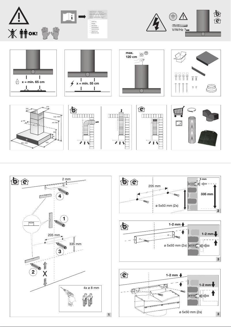 Page n°1 - Guide d'installation Gorenje DT6SY2B