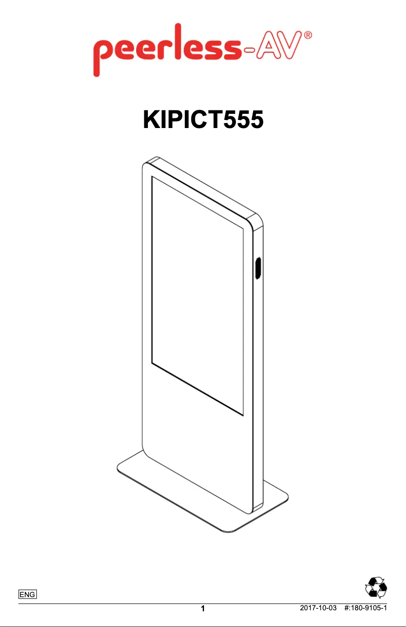 Image de la première page du manuel de l'appareil KIPICT555