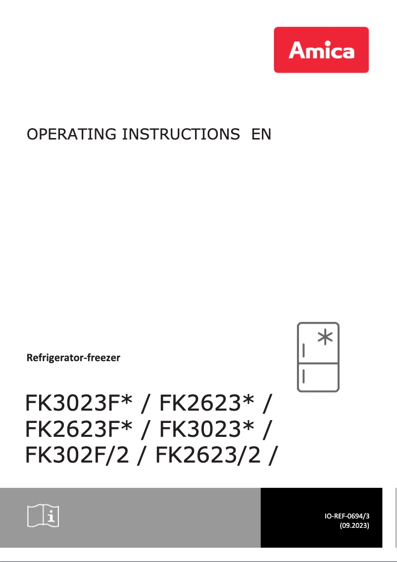 Image de la première page du manuel de l'appareil FK2623