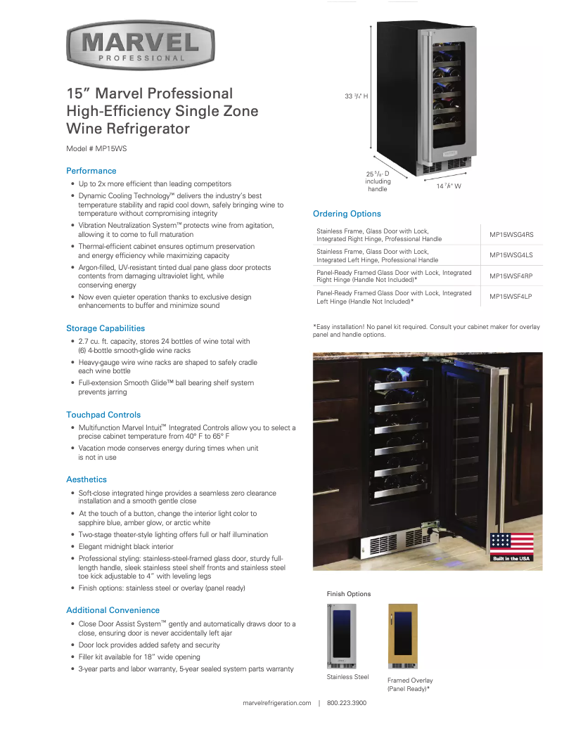 Image de la première page du manuel de l'appareil MP15WSG4LS