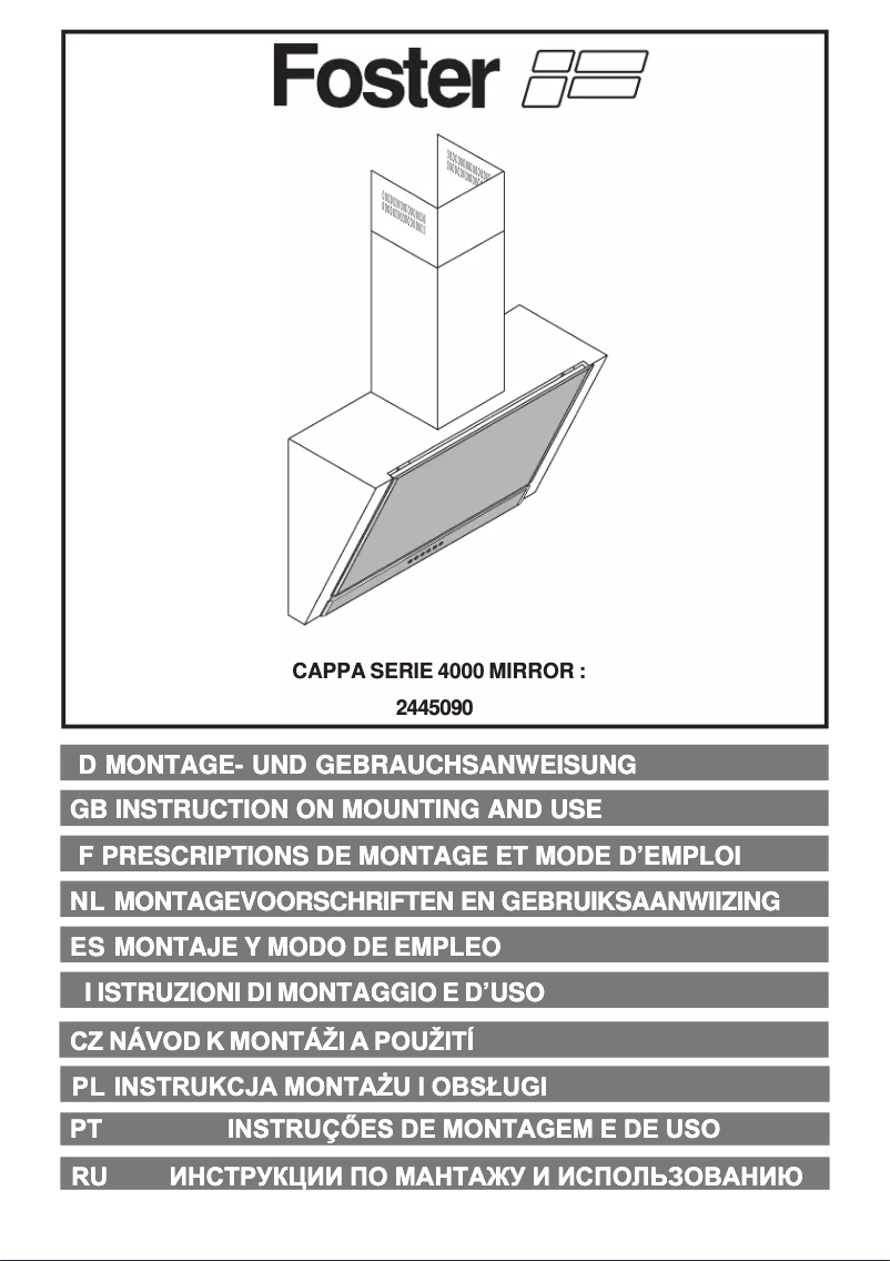 Página 1 del manual Manual de usuario Foster S4000 Mirror Wing