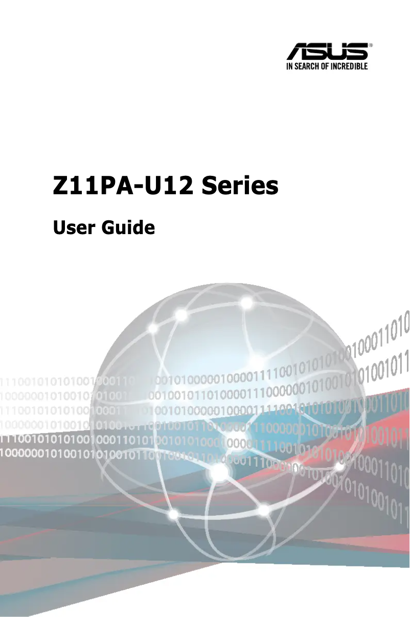 Page 1 de la notice Manuel utilisateur Asus Z11PA-U12