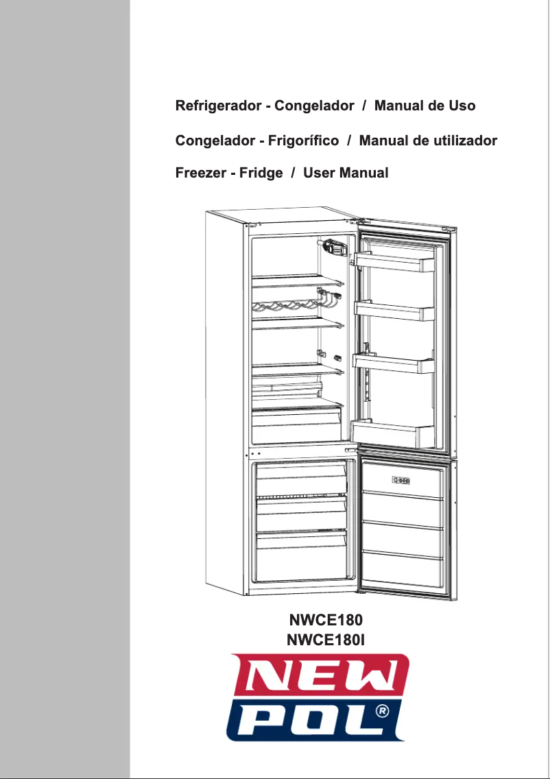 Page n°1 - Manuel utilisateur New Pol NWCE180