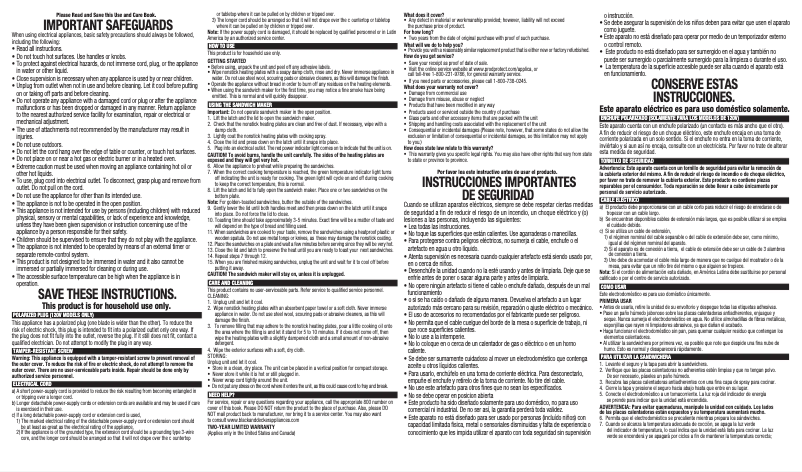 Page n°1 - Manuel utilisateur Black & Decker SM24530