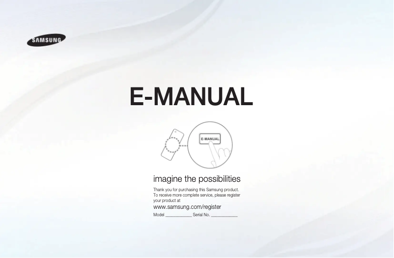 Image de la première page du manuel de l'appareil UA32D4000NR