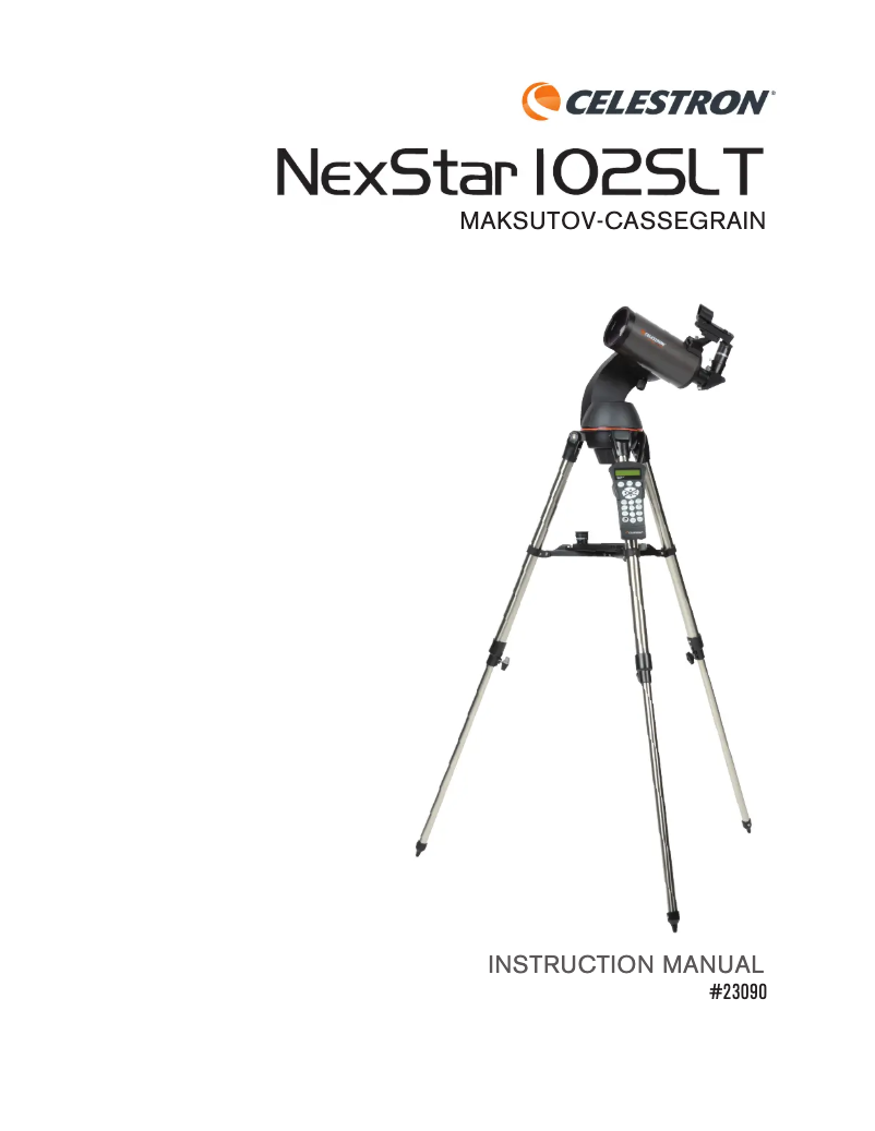 Page n°1 - Manuel utilisateur Celestron NexStar 6SE