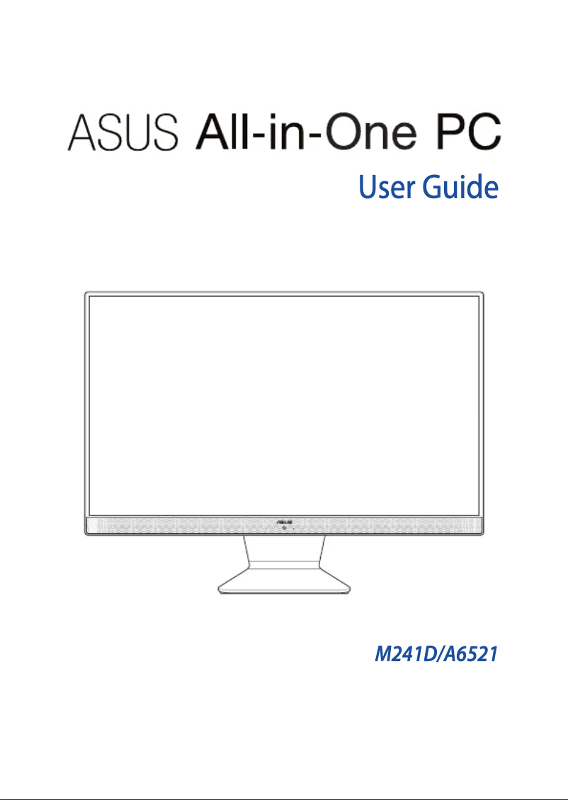Image de la première page du manuel de l'appareil Vivo AiO V241DA